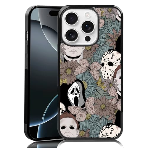 MMYAJT Horror-Blumen, gruselige Handyhülle, passend für iPhone 16 Pro, TPU-iPhone-Hülle, stoßfest, Ghostface, modisches Design, Handyhülle, Geschenk für Jungen, Mädchen, Männer, Frauen MMYAJT Horror-Blumen, gruselige Handyhülle, passend für iPhone 16 Pro, TPU-iPhone-Hülle, stoßfest, Ghostface, modisches Design, Handyhülle, Geschenk für Jungen, Mädchen, Männer, Frauen von MMYAJT