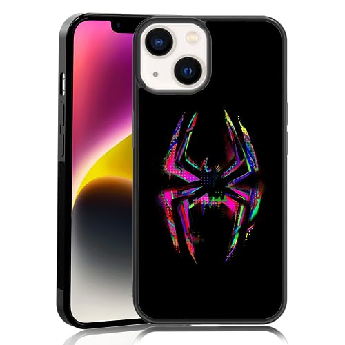 MMYAJT Morales Punk Gwen Handyhülle, passend für iPhone 14, schwarzes Spiderverse, TPU, stoßfeste Schutzhülle, niedlich, bunte Spinne, Geschenk für Jungen, Mädchen, Männer, Wome MMYAJT Morales Punk Gwen Handyhülle, passend für iPhone 14, schwarzes Spiderverse, TPU, stoßfeste Schutzhülle, niedlich, bunte Spinne, Geschenk für Jungen, Mädchen, Männer, Wome von MMYAJT