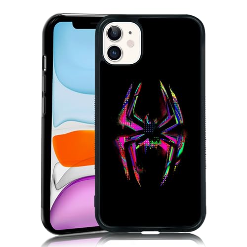 MMYAJT Morales Punk Gwen Handyhülle, passend für iPhone 11, schwarzes Spiderverse, TPU, stoßfeste Schutzhülle, niedlich, bunte Spinne, Geschenk für Jungen, Mädchen, Männer, Wome MMYAJT Morales Punk Gwen Handyhülle, passend für iPhone 11, schwarzes Spiderverse, TPU, stoßfeste Schutzhülle, niedlich, bunte Spinne, Geschenk für Jungen, Mädchen, Männer, Wome von MMYAJT