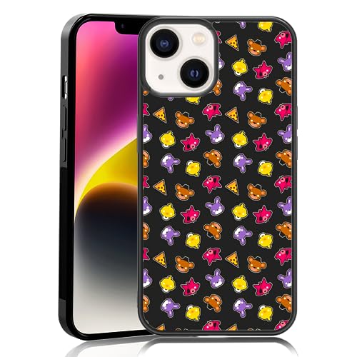 MMYAJT Handy-Schutzhülle für iPhone 14, TPU, stoßfest, Motiv: Fnafs F-ive Nights, Geschenk für Jungen, Mädchen, Männer, Frauen von MMYAJT