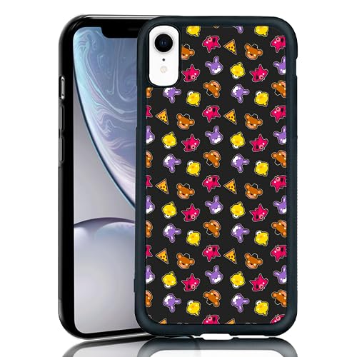MMYAJT FNAF FNAF Handy-Schutzhülle mit niedlichem Cartoon-Bär und Fuchs, passend für iPhone Xr, TPU, stoßfest, Geschenk für Jungen, Mädchen, Männer, Frauen von MMYAJT