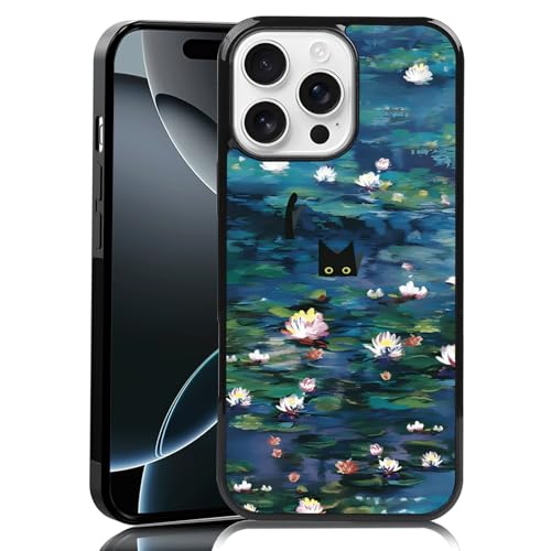 MMYAJT Schutzhülle für iPhone 16 Pro Max, Motiv: Wasserlilien, TPU, stoßfest, Motiv: Monet, Wasserlilie, Katze, Blumen, Geschenk für Jungen, Mädchen, Männer, Frauen MMYAJT Schutzhülle für iPhone 16 Pro Max, Motiv: Wasserlilien, TPU, stoßfest, Motiv: Monet, Wasserlilie, Katze, Blumen, Geschenk für Jungen, Mädchen, Männer, Frauen von MMYAJT