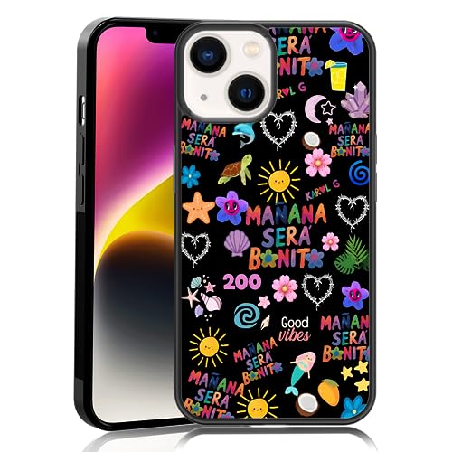 MMYAJT Coole Manana Sera Bonito-Schutzhülle für iPhone 14, süßes Herz, Blume, TPU, stoßfeste Schutzhülle, Geschenk für Jungen, Mädchen, Männer, Frauen MMYAJT Coole Manana Sera Bonito-Schutzhülle für iPhone 14, süßes Herz, Blume, TPU, stoßfeste Schutzhülle, Geschenk für Jungen, Mädchen, Männer, Frauen von MMYAJT