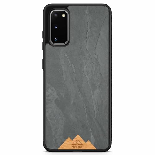 MMORE - Handyhülle Ausechter Bergstein Material, kompatibel mit Samsung Galaxy S20 - Voller Schutz, Langlebig, Sturzgeprüft, Schlank Design von MMORE