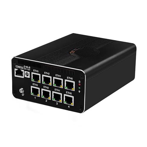 MNBOXCONET Firewall Appliance Core i7-1185G7, Micro 8 Port I226V 2.5G LAN Mini PC Hardware Router, Barebone, Support Windows OPNsense, USB C Port, TF Slot MNBOXCONET Firewall Appliance Core i7-1185G7, Micro 8 Port I226V 2.5G LAN Mini PC Hardware Router, Barebone, Support Windows OPNsense, USB C Port, TF Slot von MNBOXCONET