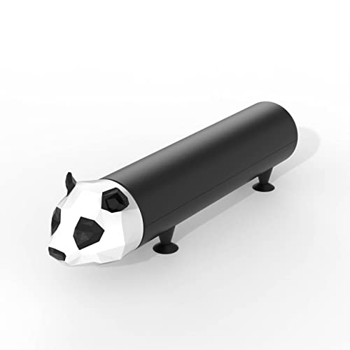 Power Pet Externer Backup-Akku, tragbares Ladegerät für Smartphone, Kapazität 4800 mAh, lädt 2 Akkus – weich zu berühren (Panda) von MOB – MOBILITY ON BOARD