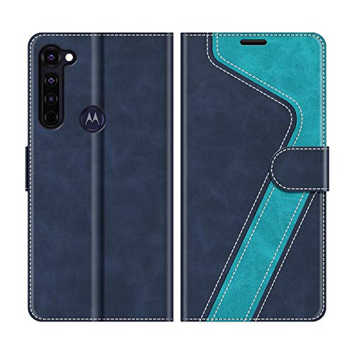 MOBESV Hülle für Motorola Moto G Pro Handyhülle, Lederhülle mit Kartenfach, Klapphülle mit Ständer, Flip Case Handytasche Schutzhülle, Modisch Blau MOBESV Hülle für Motorola Moto G Pro Handyhülle, Lederhülle mit Kartenfach, Klapphülle mit Ständer, Flip Case Handytasche Schutzhülle, Modisch Blau von MOBESV