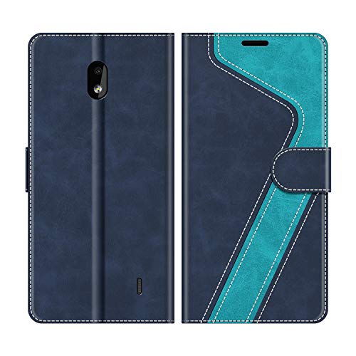 MOBESV Handyhülle für Nokia 2.2 Hülle Leder, Nokia 2.2 Klapphülle Handytasche Case für Nokia 2.2 Handy Hüllen, Modisch Blau von MOBESV