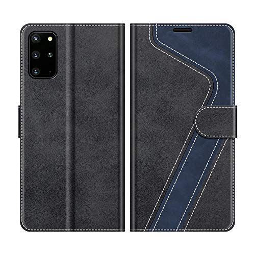MOBESV Hülle für Samsung Galaxy S20 Plus Handyhülle, Lederhülle mit Kartenfach, Klapphülle mit Ständer, Flip Case Handytasche Schutzhülle, Modisch Schwarz MOBESV Hülle für Samsung Galaxy S20 Plus Handyhülle, Lederhülle mit Kartenfach, Klapphülle mit Ständer, Flip Case Handytasche Schutzhülle, Modisch Schwarz von MOBESV