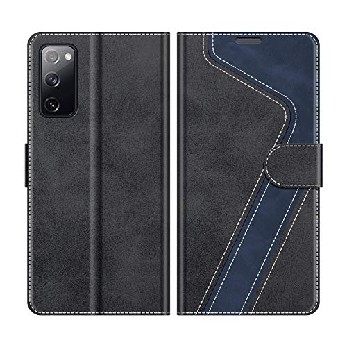 MOBESV Hülle für Samsung Galaxy S20 FE Handyhülle, Lederhülle mit Kartenfach, Klapphülle mit Ständer, Flip Case Handytasche Schutzhülle, Modisch Schwarz MOBESV Hülle für Samsung Galaxy S20 FE Handyhülle, Lederhülle mit Kartenfach, Klapphülle mit Ständer, Flip Case Handytasche Schutzhülle, Modisch Schwarz von MOBESV