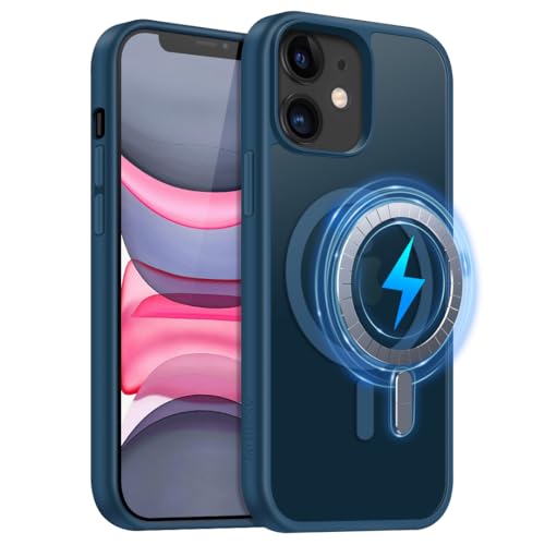 MOBESV Magnetisch Hülle für iPhone 11 6,1 Zoll, Handyhülle kompatibel mit MagSafe, Durchscheinende Matte Dünn Stoßfest Schutzhülle, Königsblau MOBESV Magnetisch Hülle für iPhone 11 6,1 Zoll, Handyhülle kompatibel mit MagSafe, Durchscheinende Matte Dünn Stoßfest Schutzhülle, Königsblau von MOBESV