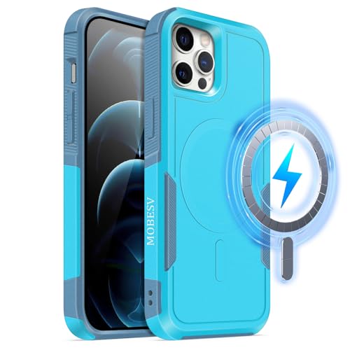 MOBESV Magnetisch Hülle für iPhone 12 Pro Max 6,7 Zoll, Handyhülle kompatibel mit MagSafe, Matte Stoßfeste Cover, Himmlisch MOBESV Magnetisch Hülle für iPhone 12 Pro Max 6,7 Zoll, Handyhülle kompatibel mit MagSafe, Matte Stoßfeste Cover, Himmlisch von MOBESV