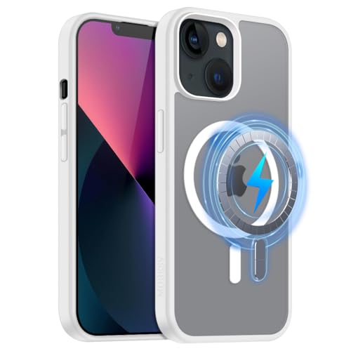MOBESV Magnetisch Hülle für iPhone 13 / iPhone 14 6,1 Zoll, Handyhülle kompatibel mit MagSafe, Durchscheinende Matte Dünn Stoßfest Schutzhülle, Transluzent MOBESV Magnetisch Hülle für iPhone 13 / iPhone 14 6,1 Zoll, Handyhülle kompatibel mit MagSafe, Durchscheinende Matte Dünn Stoßfest Schutzhülle, Transluzent von MOBESV