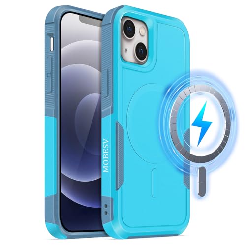 MOBESV Magnetisch Hülle für iPhone 13 / iPhone 14 6,1 Zoll, Handyhülle kompatibel mit MagSafe, Matte Stoßfeste Cover, Himmlisch MOBESV Magnetisch Hülle für iPhone 13 / iPhone 14 6,1 Zoll, Handyhülle kompatibel mit MagSafe, Matte Stoßfeste Cover, Himmlisch von MOBESV