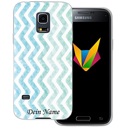 Mobilefox Grafik mit Namensdruck transparente Silikon TPU Schutzhülle 0,7mm dünne Handy Soft Case passend für Samsung Galaxy S5 Mini Grafik Zickzack Mobilefox Grafik mit Namensdruck transparente Silikon TPU Schutzhülle 0,7mm dünne Handy Soft Case passend für Samsung Galaxy S5 Mini Grafik Zickzack von Mobilefox