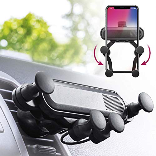 MOBILEFOX Handy Halterung Auto Smartphone Halter Lüftungsgitter KFZ Universal von MOBILEFOX