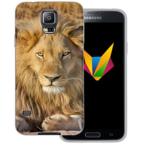 Mobilefox Löwe transparente Silikon TPU Schutzhülle 0,7mm dünne Handy Soft Case passend für Samsung Galaxy S5/Neo Löwe Mähne Mobilefox Löwe transparente Silikon TPU Schutzhülle 0,7mm dünne Handy Soft Case passend für Samsung Galaxy S5/Neo Löwe Mähne von Mobilefox
