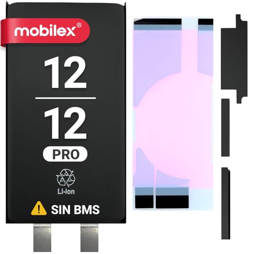 MOBILEX® Akku ohne BMS für iPhone 12/12 Pro, 2815 mAh, Originalkapazität, interne Ersatzzelle, OEM, ohne Flexkabel von MOBILEX