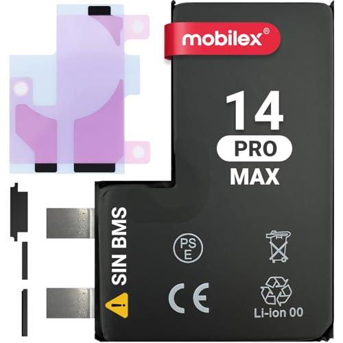 MOBILEX® Akku ohne BMS für iPhone 14 Pro, 3200 mAh, Originalkapazität, interne Ersatzzelle, OEM, ohne Flexkabel von MOBILEX