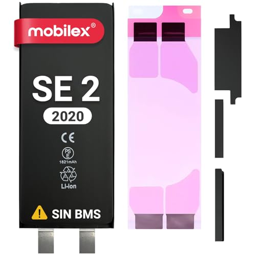 MOBILEX® Akku ohne BMS für iPhone SE 2 (2020), 1821 mAh, Originalkapazität, interne Ersatzzelle, OEM, ohne Flexkabel von MOBILEX