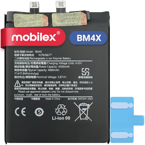 MOBILEX® BM4X Akku für Xiaomi Mi 11 5G, interner Ersatz, 5000 mAh, OEM, Originalkapazität von MOBILEX