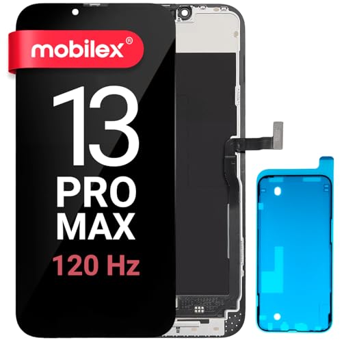 MOBILEX® LCD-Display für iPhone 13 Pro Max | Incell FHD (120 Hz) COF | Touchscreen | Face ID | True Tone | komplett mit Rahmen von MOBILEX