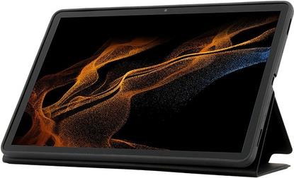 Mobilis RE.LIFE - Flip-Hülle für Tablet - Eco-Design, mit Flap - flexibles thermoplastisches Polyurethan (TPU) - Schwarz - für Samsung Galaxy Tab S9+ (068009) von MOBILIS