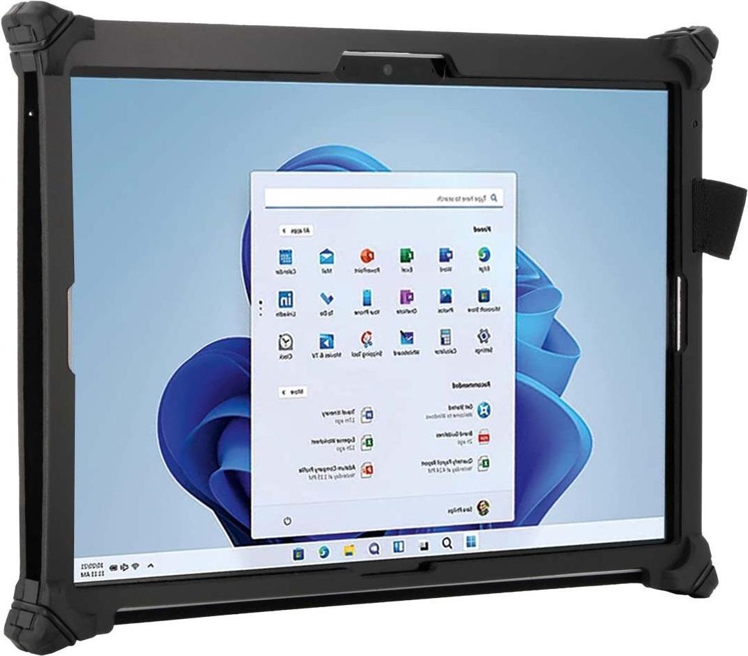 Mobilis RESIST Pack - Hintere Abdeckung f�r Tablet - widerstandsf�hig - Schwarz - f�r Microsoft Surface Pro 8 (050053) von MOBILIS