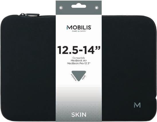 Mobilis Skin - Notebook-Hülle - 35.6 cm - 12.5 - 35,60cm (14) - Schwarz/Grau von MOBILIS