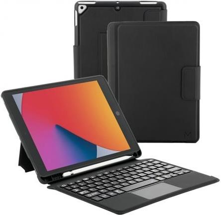 Mobilis - Tastatur und Foliohülle - protective case, detachable - mit Touchpad - Bluetooth - AZERTY - Französisch - Schwarz (029029) von MOBILIS