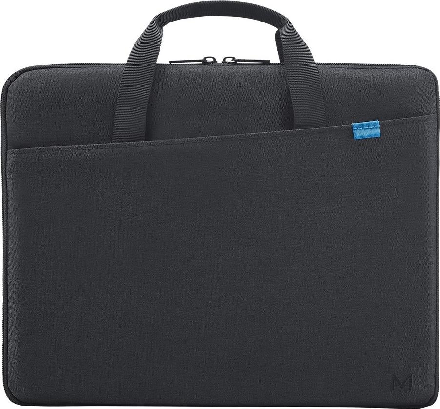Mobilis Trendy kompakte Notebooktasche, für Notebooks von 12,5 - 14, 35% recycelt, GRS, schwarz (767184) von MOBILIS