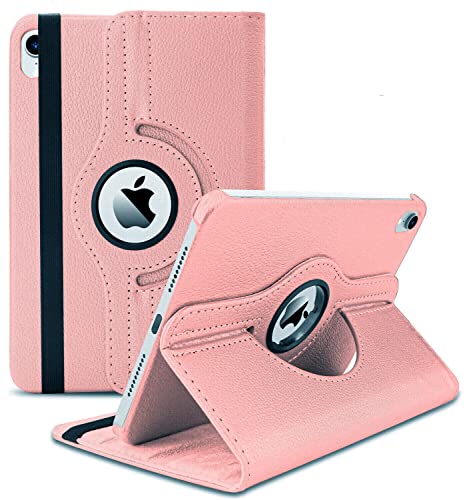 MOBISTAR Rotierende Schutzhülle für iPad Air 13 Zoll M2 (2024), 360 Grad drehbar, Schutzhülle mit Standfunktion, automatische Wake/Sleep, Modell - A2898/A2899/A2900 (Roségold) von MOBISTAR