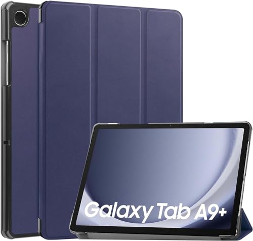 MOBISTAR Schutzhülle für Samsung Galaxy Tab A9+ Plus Tablet 11 Zoll 2023, Slim Stand Schutzhülle Smart Cover mit harter Rückseite Schale für Tab A9 Plus Tablet (SM-X210/X216/X218), Auto Wake/Sleep von MOBISTAR