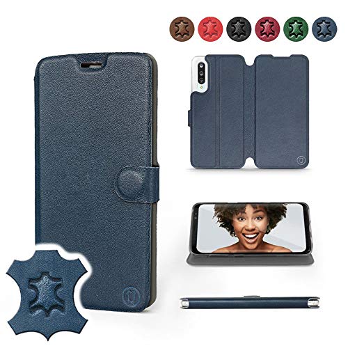 MOBIWEAR | Echt Lederhülle | Kompatibel mit Xiaomi Mi 9 Lite, Made in EU handyhülle, Slim Leather Case, Premium Flip Schutzhülle, Transparent TPU Silicon, Book Style, Tasche - Blaues Leder MOBIWEAR | Echt Lederhülle | Kompatibel mit Xiaomi Mi 9 Lite, Made in EU handyhülle, Slim Leather Case, Premium Flip Schutzhülle, Transparent TPU Silicon, Book Style, Tasche - Blaues Leder von MOBIWEAR