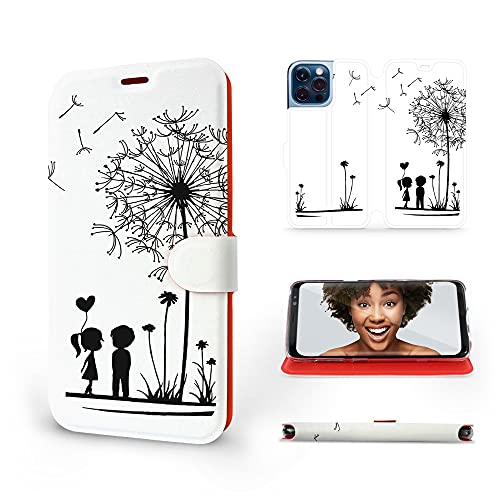 MOBIWEAR | Slim FLIP Case | Kompatibel mit Apple iPhone 13 Pro Max, Made in EU handyhülle, Premium Schutzhülle, Transparent TPU Silicon, Book Style Hülle, Tasche - Pusteblume MOBIWEAR | Slim FLIP Case | Kompatibel mit Apple iPhone 13 Pro Max, Made in EU handyhülle, Premium Schutzhülle, Transparent TPU Silicon, Book Style Hülle, Tasche - Pusteblume von MOBIWEAR