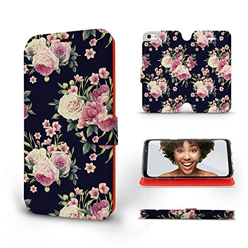 MOBIWEAR | Slim FLIP Case | Kompatibel mit Apple iPhone SE, Made in EU handyhülle, Premium Schutzhülle, Transparent TPU Silicon, Book Style Hülle, Tasche - Rosenstrauß MOBIWEAR | Slim FLIP Case | Kompatibel mit Apple iPhone SE, Made in EU handyhülle, Premium Schutzhülle, Transparent TPU Silicon, Book Style Hülle, Tasche - Rosenstrauß von MOBIWEAR