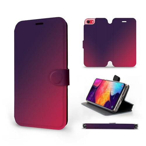 MOBIWEAR | Slim FLIP Case | Kompatibel mit Apple iPhone SE 2022, Made in EU handyhülle, Premium Schutzhülle, Transparent TPU Silicon, Book Style Hülle, Tasche - VP67S von MOBIWEAR