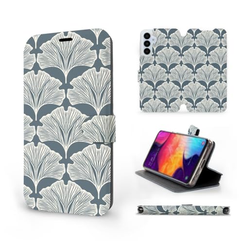 MOBIWEAR | Slim FLIP Case | Kompatibel mit Samsung Galaxy A25 5G, Made in EU handyhülle, Premium Schutzhülle, Transparent TPU Silicon, Book Style Hülle, Tasche - VA43S von MOBIWEAR