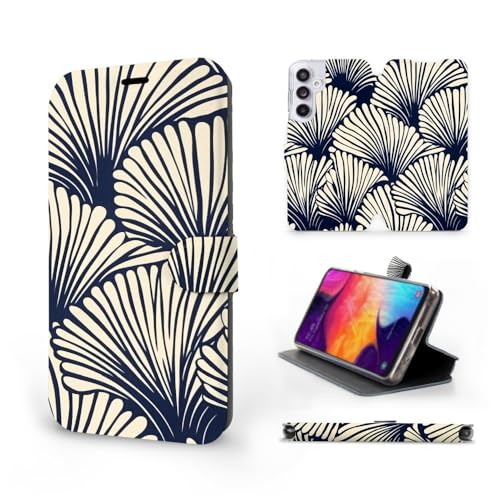 MOBIWEAR | Slim FLIP Case | Kompatibel mit Samsung Galaxy A55 5G, Made in EU handyhülle, Premium Schutzhülle, Transparent TPU Silicon, Book Style Hülle, Tasche - VA41S von MOBIWEAR