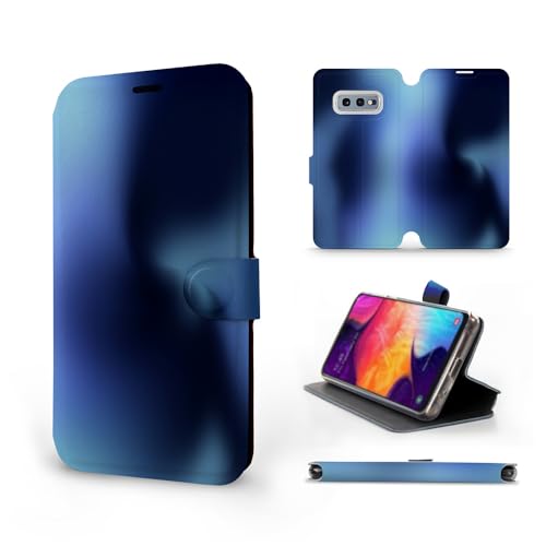 MOBIWEAR | Slim FLIP Case | Kompatibel mit Samsung Galaxy S10e, Made in EU handyhülle, Premium Schutzhülle, Transparent TPU Silicon, Book Style Hülle, Tasche - VP68S von MOBIWEAR