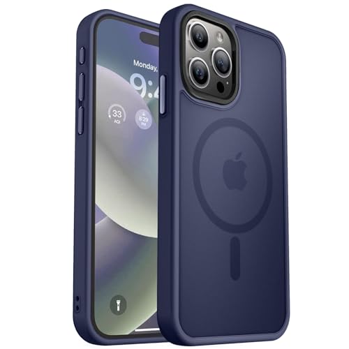 MOCCA Starke magnetische Schutzhülle für iPhone 15 Pro Max, kompatibel mit Magsafe, 3,5 m militärischer Fallschutz, schlanke, durchscheinende, matte, stoßfeste Hülle für iPhone 15 ProMax Hülle 17,5 cm MOCCA Starke magnetische Schutzhülle für iPhone 15 Pro Max, kompatibel mit Magsafe, 3,5 m militärischer Fallschutz, schlanke, durchscheinende, matte, stoßfeste Hülle für iPhone 15 ProMax Hülle 17,5 cm von MOCCA
