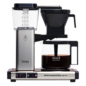 MOCCAMASTER KBG Select gebürstet Kaffeemaschine silber, 4-10 Tassen von MOCCAMASTER