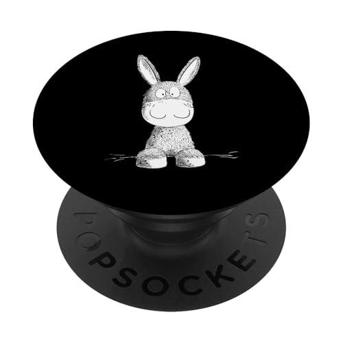 Kleiner Esel Für Esel Freunde und Fans I Fun Tiermotiv PopSockets Klebender PopGrip von MODARTIS