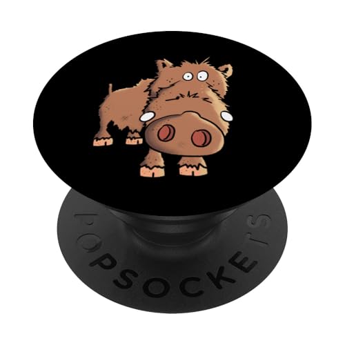 Drolliges Wildschwein Für Wildtier Liebhaber Und Jäger PopSockets Klebender PopGrip von MODARTIS