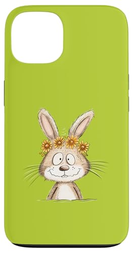 Drolliger Hase Osterhase Cartoon Blumen Frühling Ostern Hülle für iPhone 13 Drolliger Hase Osterhase Cartoon Blumen Frühling Ostern Hülle für iPhone 13 von MODARTIS