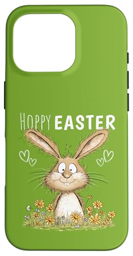 Hoppy Easter Hase Osterhase Cartoon Blumen Frühling Ostern Hülle für iPhone 16 Pro Hoppy Easter Hase Osterhase Cartoon Blumen Frühling Ostern Hülle für iPhone 16 Pro von MODARTIS