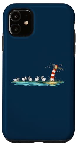 Hülle für iPhone 11 Leuchtturm Meer Und Schafe Maritim Möwe Nordsee Urlaub Hülle für iPhone 11 Leuchtturm Meer Und Schafe Maritim Möwe Nordsee Urlaub von MODARTIS