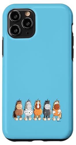 Hülle für iPhone 11 Pro Drolliges Pferde Team Funny Horses Cartoon Pferd Pony Fun Hülle für iPhone 11 Pro Drolliges Pferde Team Funny Horses Cartoon Pferd Pony Fun von MODARTIS