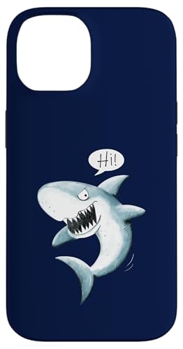 Hülle für iPhone 14 Hi Hai Cartoon Haifisch Meerestiere Unterwasser Fische Hülle für iPhone 14 Hi Hai Cartoon Haifisch Meerestiere Unterwasser Fische von MODARTIS