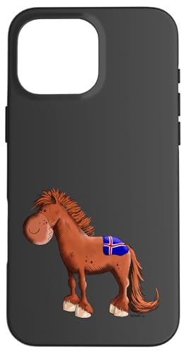 Hülle für iPhone 16 Pro Max Islandpferd Mit Island Flagge Isländer Pferd Gangpferd Hülle für iPhone 16 Pro Max Islandpferd Mit Island Flagge Isländer Pferd Gangpferd von MODARTIS
